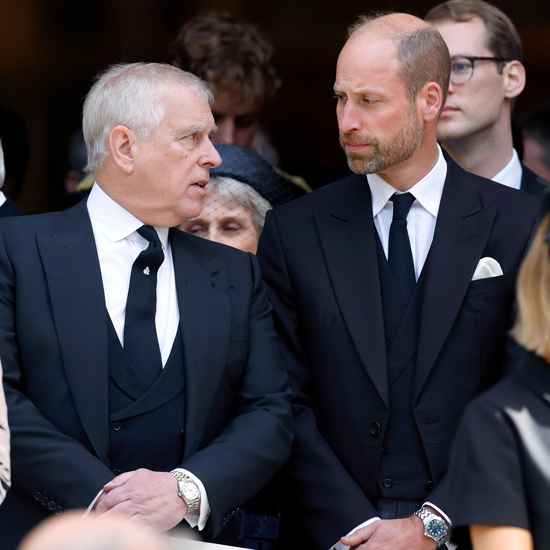 LONDON, UNITED KINGDOM - SEPTEMBER 16: (EMBARGOED FOR PUBLICATION IN UK NEWSPAPERS UNTIL 24 HOURS AFTER CREATE DATE AND TIME) Prince Andrew, Duke of York and Prince William, Prince of Wales attend Katharine, Duchess of Kent&#039;s Requiem Mass service at Westminster Cathedral on September 16, 2025 in London, England. Katharine, Duchess of Kent was married to Prince Edward, Duke of Kent, a first cousin of Queen Elizabeth II. She died on September 4 at the age of 92 at Kensington Palace surrounded by her family. Having converted to Catholicism in 1994, her funeral takes place at Westminster Cathedral and is the first Catholic funeral to be held for a member of the royal family in modern British history. Her Royal Highness will be laid to rest at the Royal Burial Ground at Frogmore, Windsor. (Photo by Max Mumby/Indigo/Getty Images)
