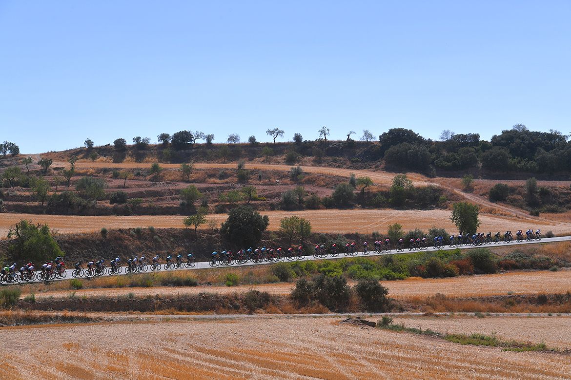 A fast pace in the bunch