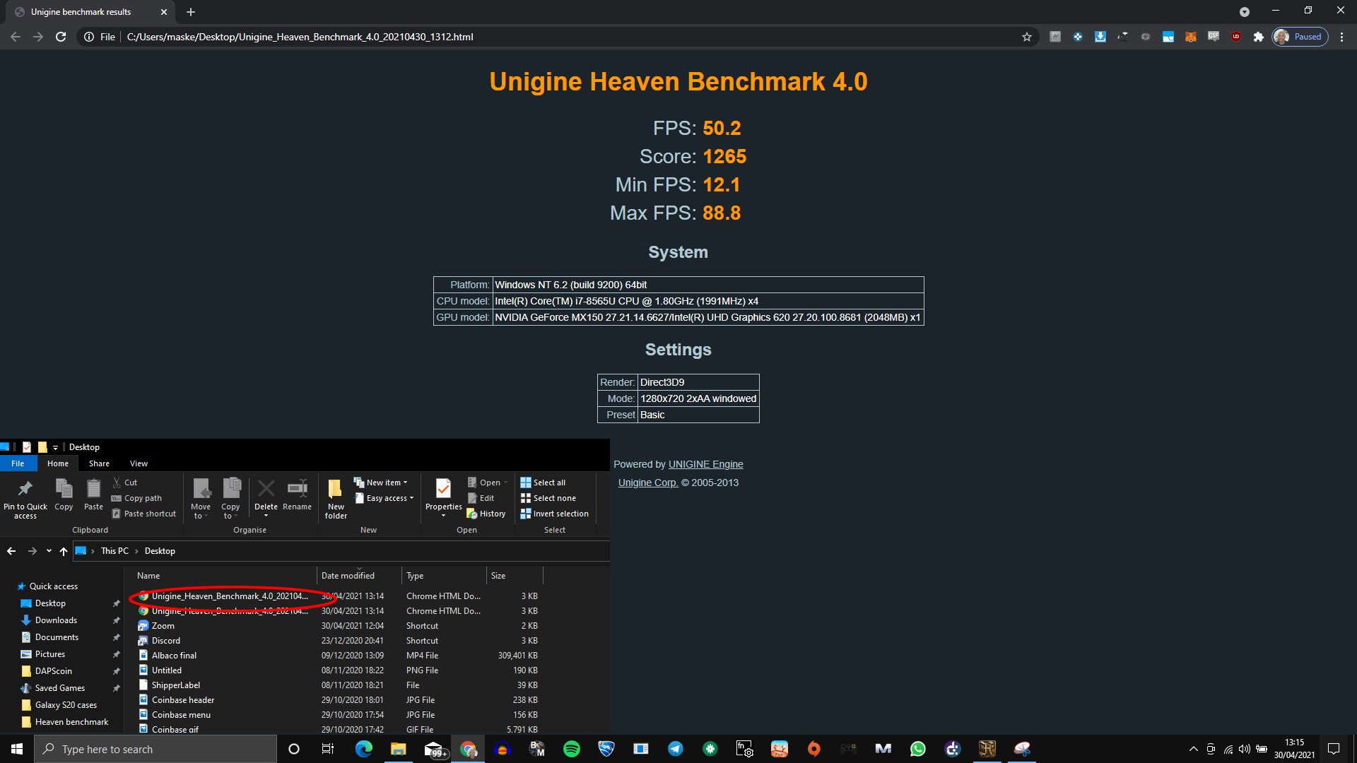 How to benchmark your graphics card - view results