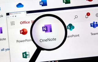 an image of the OneNote app