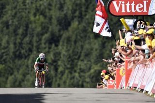 Fabio Aru en route to a Tour de France stage victory