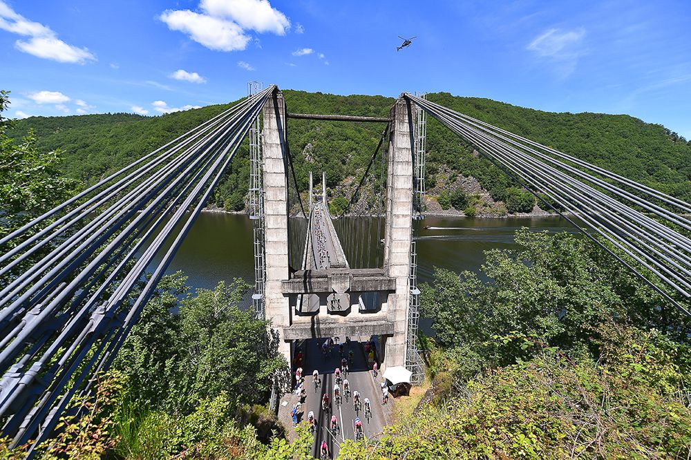 Views from along the toute of stage 5 at the Tour de France.