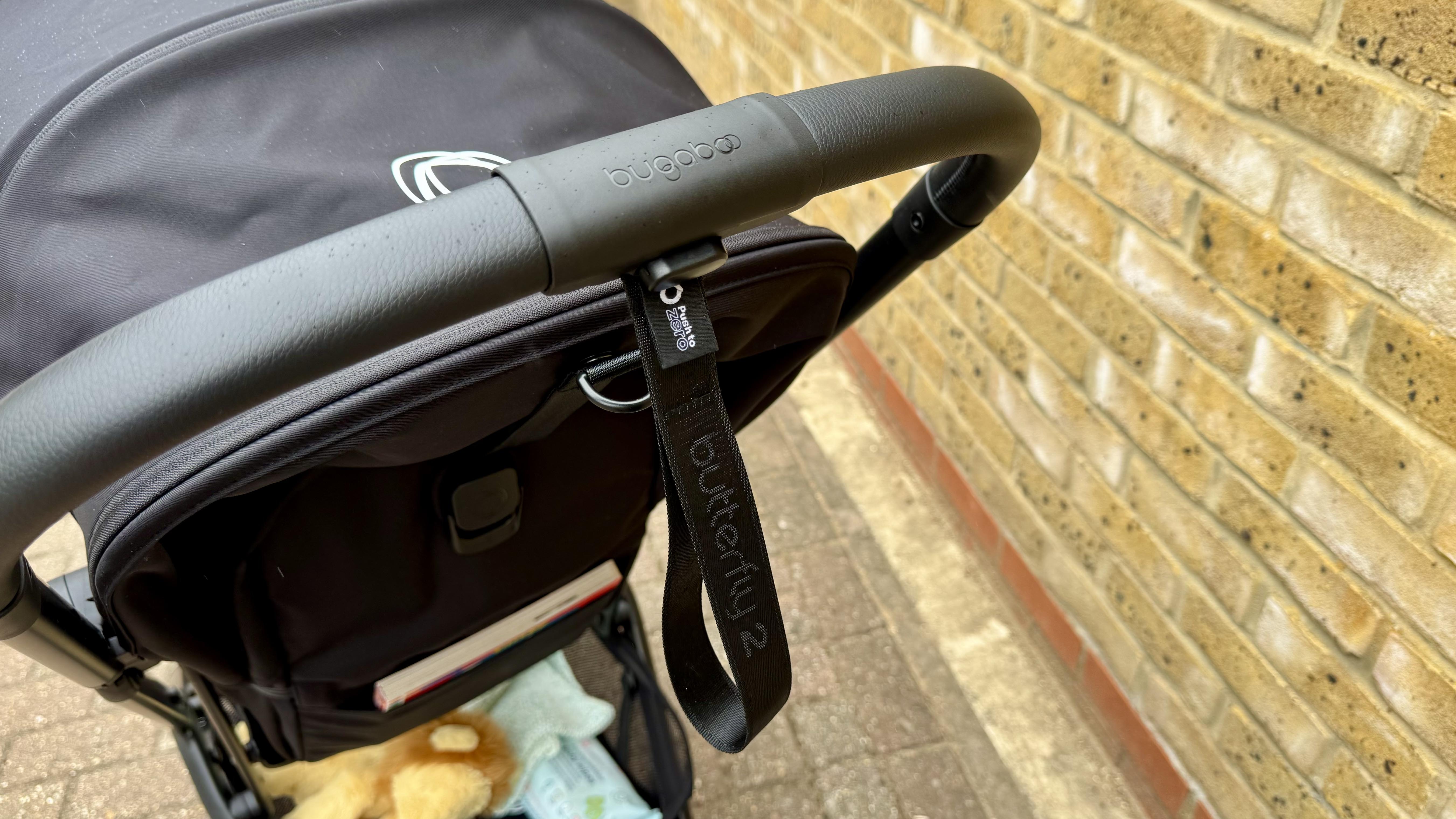 The Bugaboo Butterfly 2 stroller handlebar