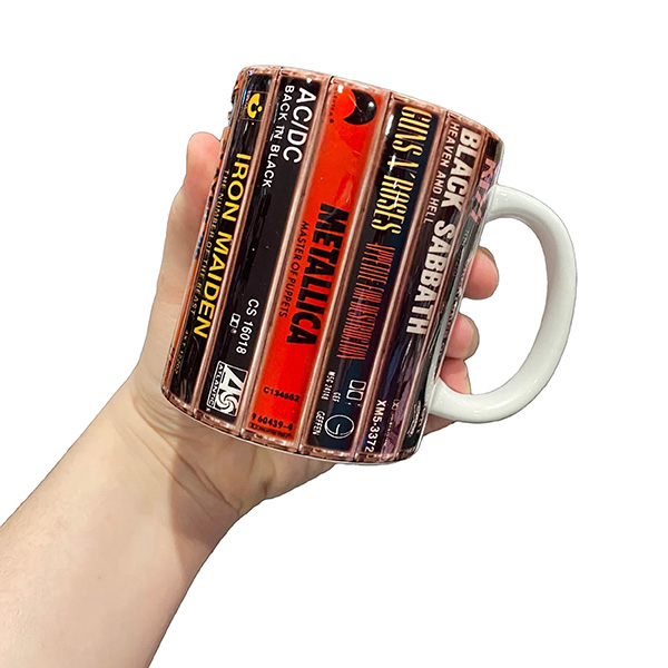 Retro cassette tape mug