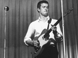 Eric Clapton performs with The Yardbirds at The Dome in Brighton, England on June 11, 1964