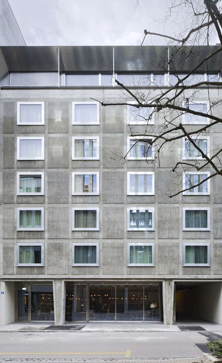 A hotel view from outside