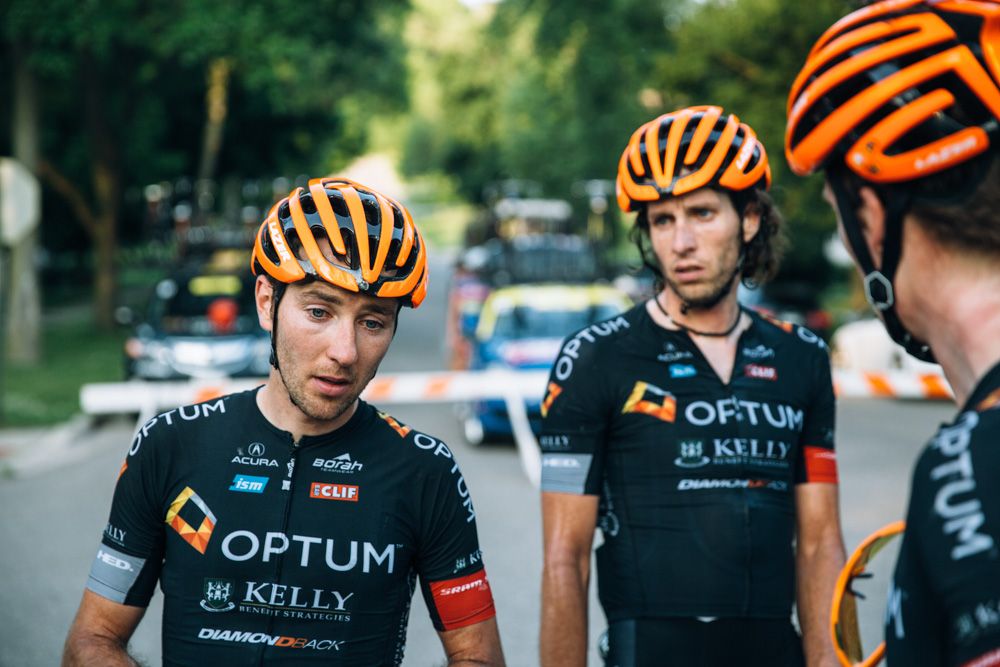 Optum Pro Cycling was left wondering what happening as they missed out on the win