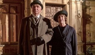 Downton Abbey The Carsons leave Downton after locking up