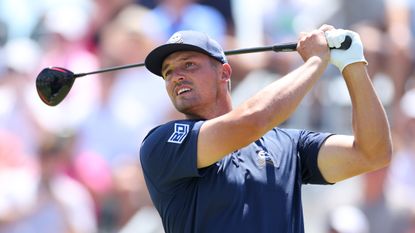 Bryson DeChambeau takes a shot at the PGA Championship at Valhalla