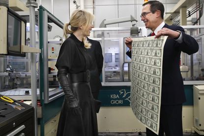 Louise Linton and Steven Mnuchin. 