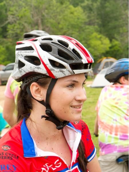 Nadina Junozovic of the Westlake Composite Team was the first student athlete in the Texas League to complete a lap.
