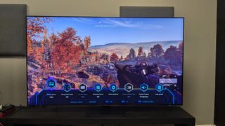 Samsung QN90D met Battlefield V en de Game Bar in beeld