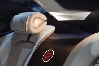 Interior details in the Hongqi Golden Sunflower Concept