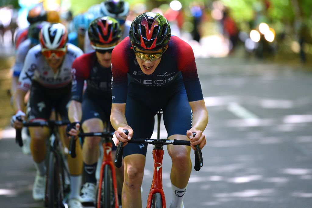 GYNGYSKKESTET HUNGARY MAY 15 Ben Turner of United Kingdom and Team INEOS Grenadiers competes during the 43rd Tour de Hongrie 2022 Stage 5 a 184km stage from Miskolc to GyngysKkestet 992m tourdehongrie on May 15 2022 in GyngysKkestet Hungary Photo by Dario BelingheriGetty Images