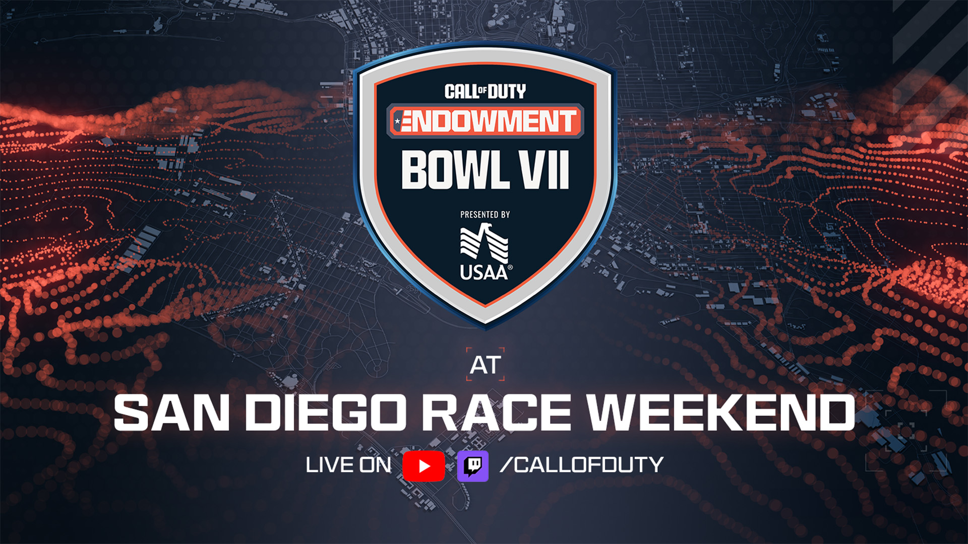 Call of Duty Endowment Bowl VII will broadcast live from San Diego Race Weekend on Twitch and YouTube.