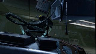 An official screenshot of a Xenomorph from Alien: Rogue Incursion on Meta Quest 3