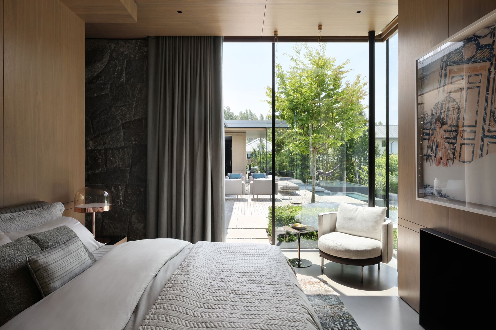 The bedroom of a country residence