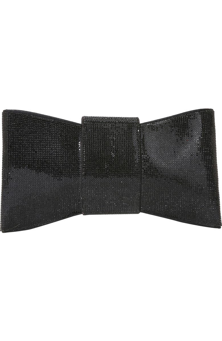 Rhinestone Bow Clutch