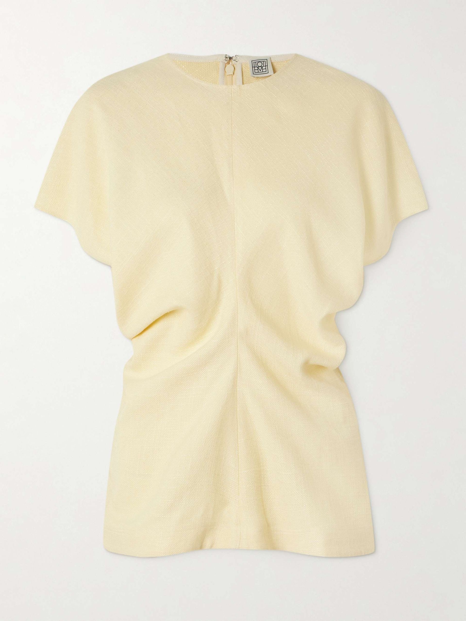 Gathered Woven Top