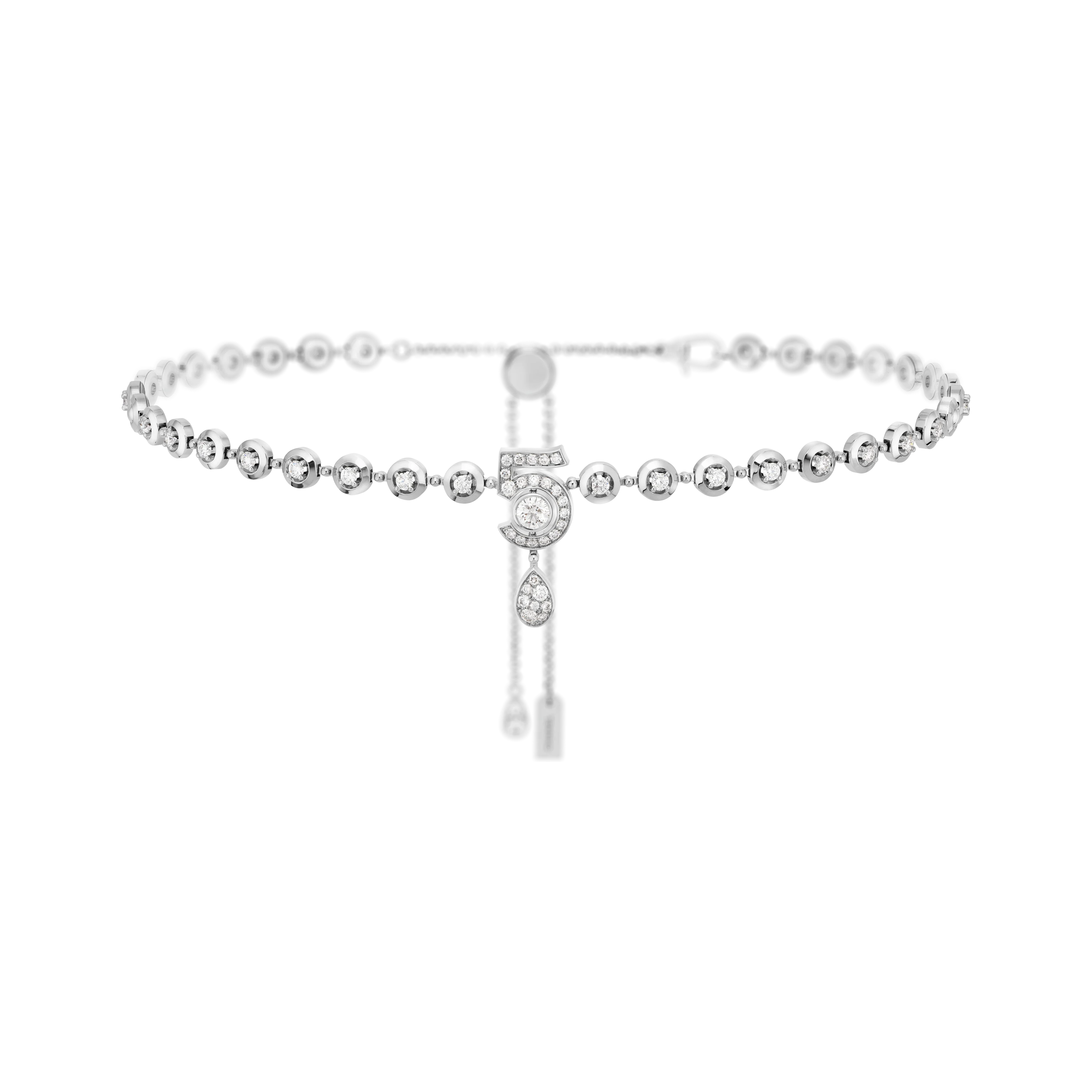 Chanel, Eternal N&amp;deg;5 Diamond Line Necklace in 18K White Gold