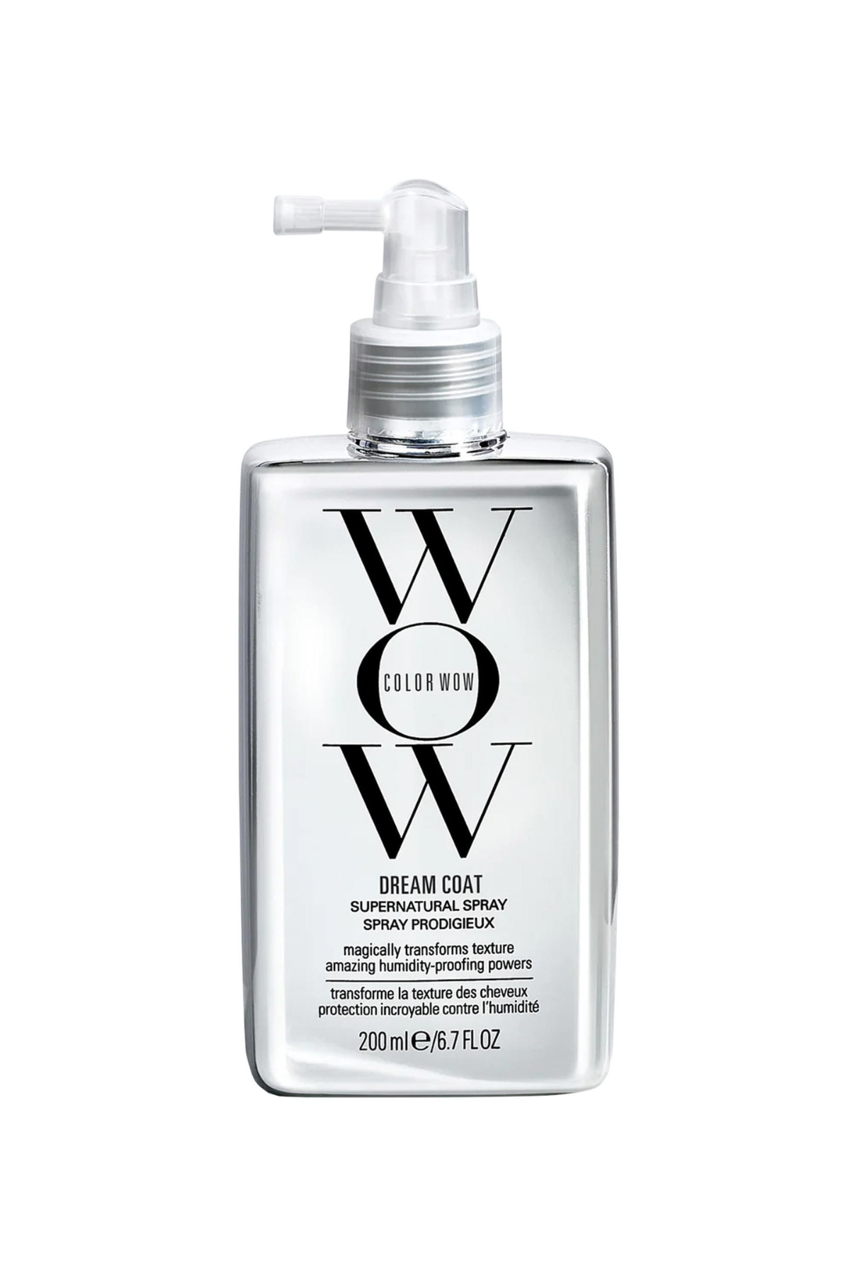 A bottle of Color Wow Dream Coat Supernatural Spray.