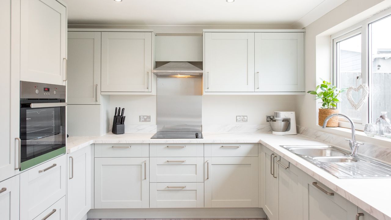 Small white kitchen