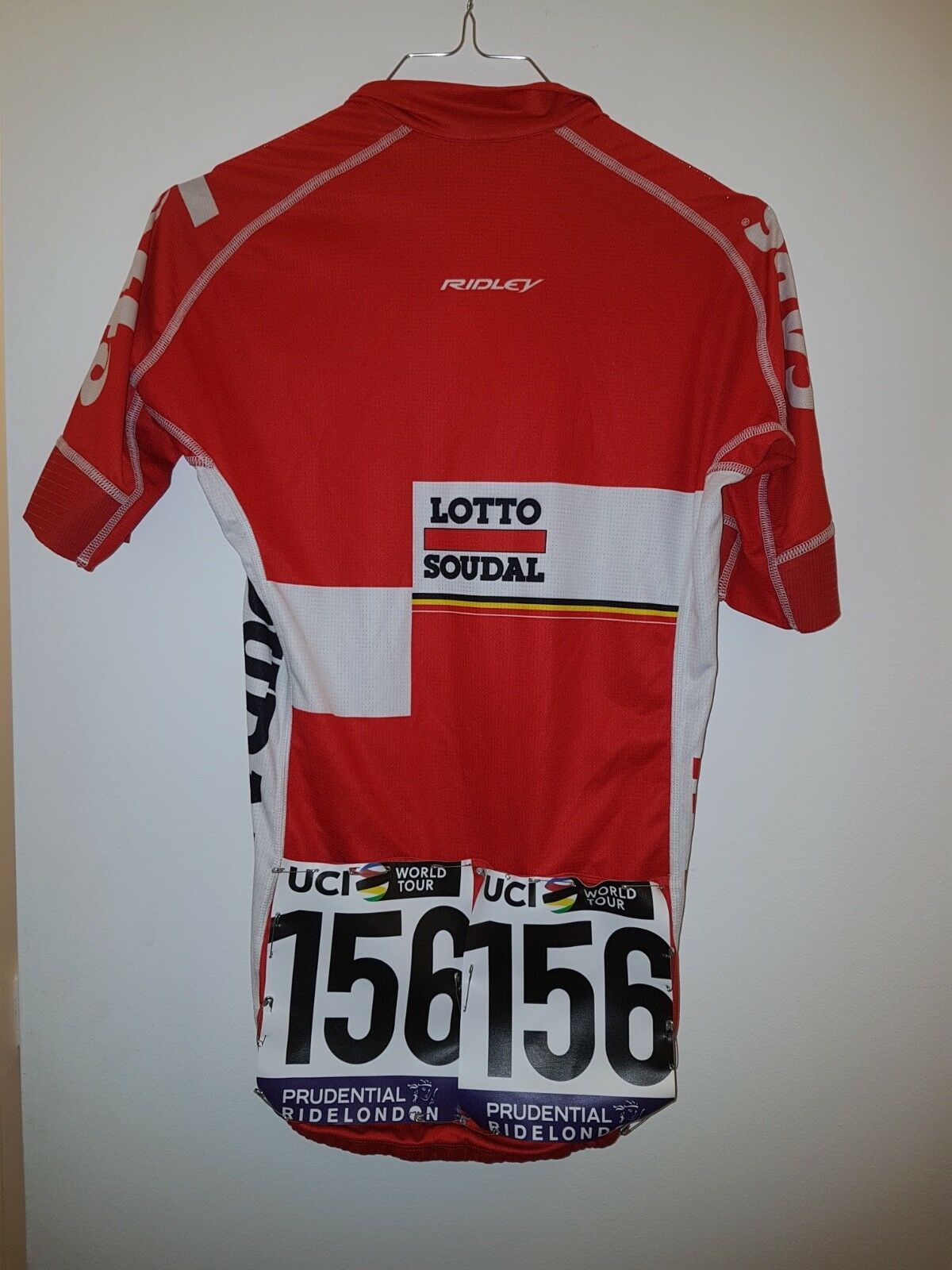 Maes was number 156 at the race &ndash; his still-pinned-on dossards come complete with the jersey &ndash; and finished 28th
