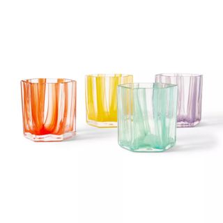 4-Piece Short Glass Drinkware Set - DVF for Target