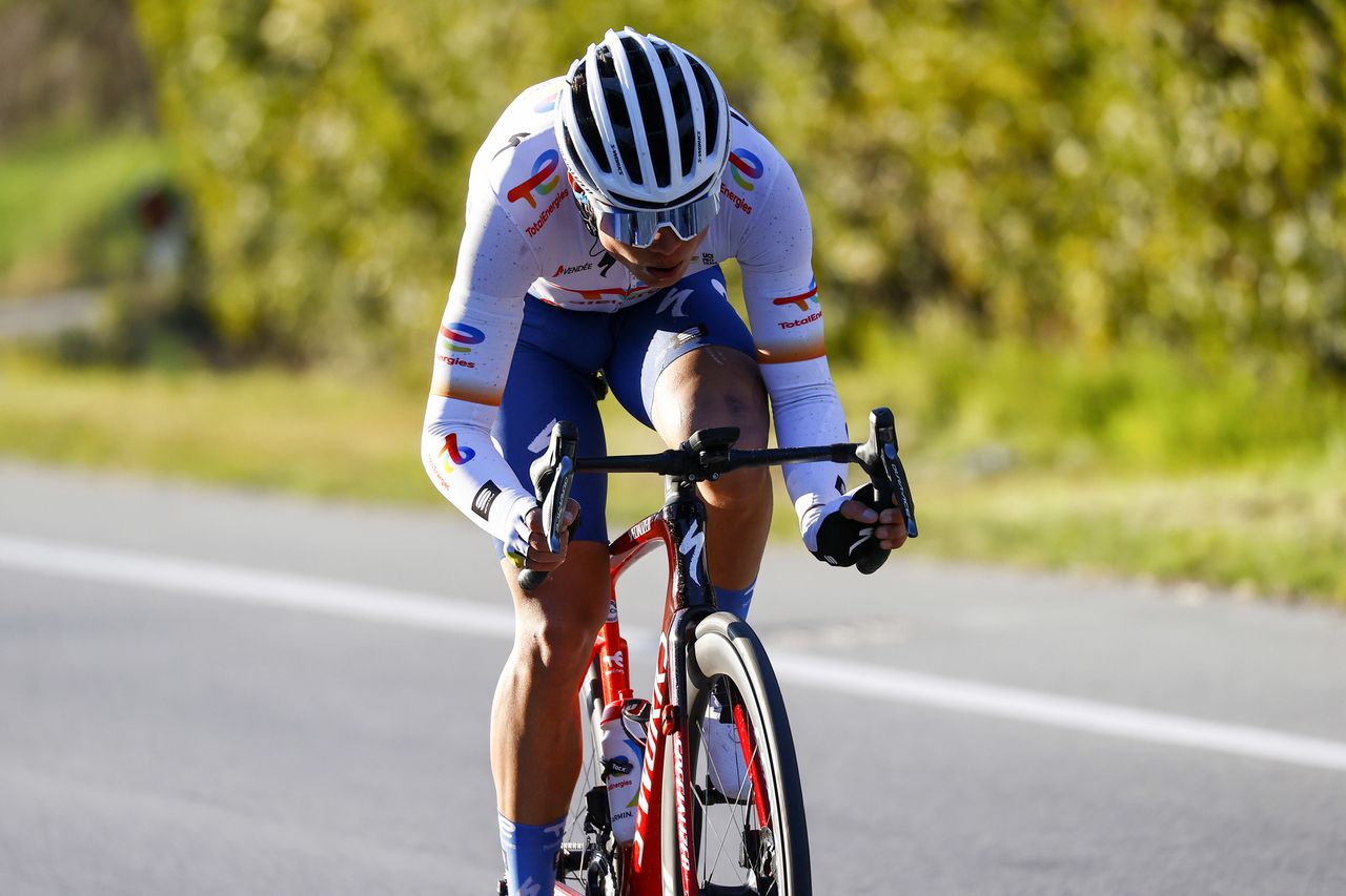 Tirreno Adriatico 2022 - 57th Edition - 4th stage Cascata delle Marmore - Bellante 202 km - 10/03/2022 - Valentin Ferron (FRA - Totalenergies) - photo Luca Bettini/SprintCyclingAgency&Acirc;&copy;2022