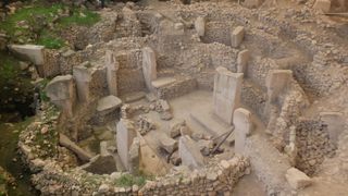 Ancient Site of Gobekli Tepe is a pre-historic place from roughly 12000 years ago in Sanliurfa, Turkey.