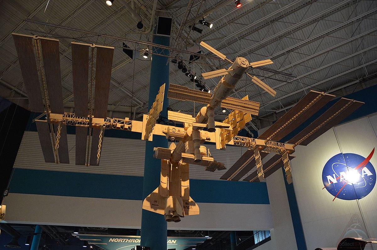 Ripley's Debuts Space Station Made of 280,000 Matchsticks, Believe It