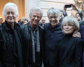 Jimmy Page, Don Felder of Eagles, Steve Miller and Tina Weymouth of Talking Heads at The Metropolitan Museum of Art