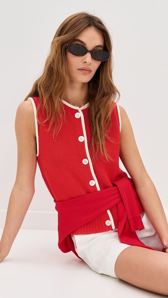 Alex Mill Bridget Tipped Vest
