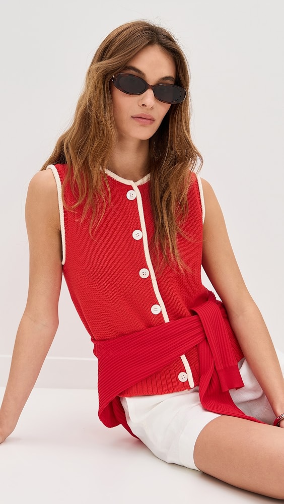 Alex Mill Bridget Tipped Vest