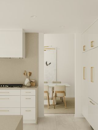minimal neutral kitchen by Joshua Smith