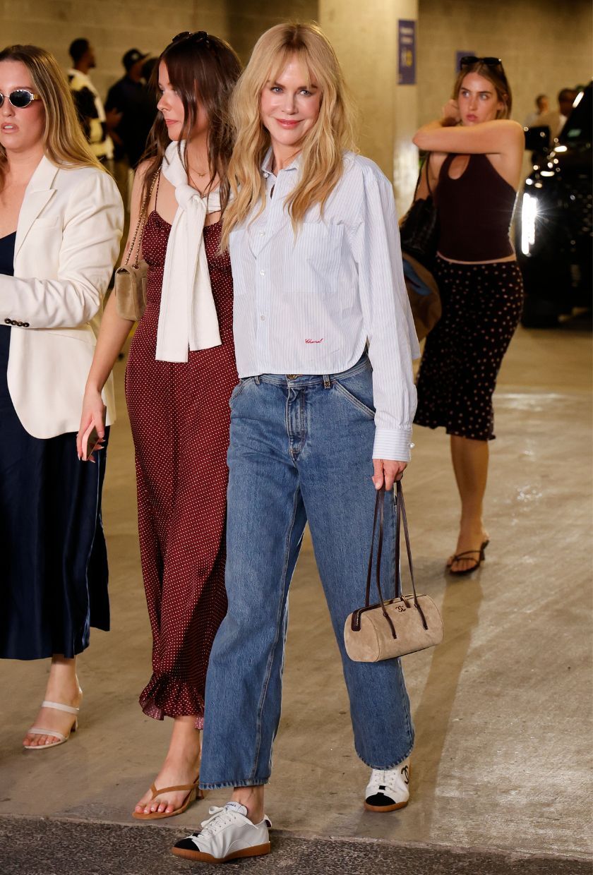 Nicole Kidman and her daughter Faith Margaret Kidman Urban attend the 2026 US Tennis Open at the USTA Billie Jean King National Tennis Center on 11/09/26 in Flushing Meadows, Queens, New York City.