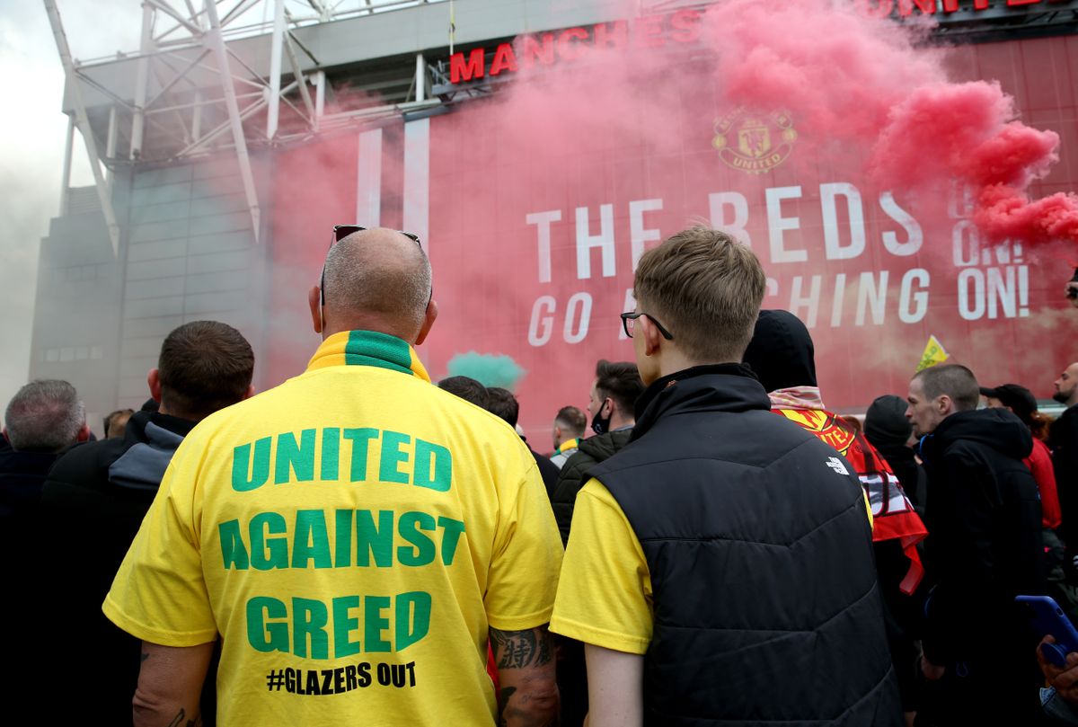 Manchester United fan protest – Old Trafford