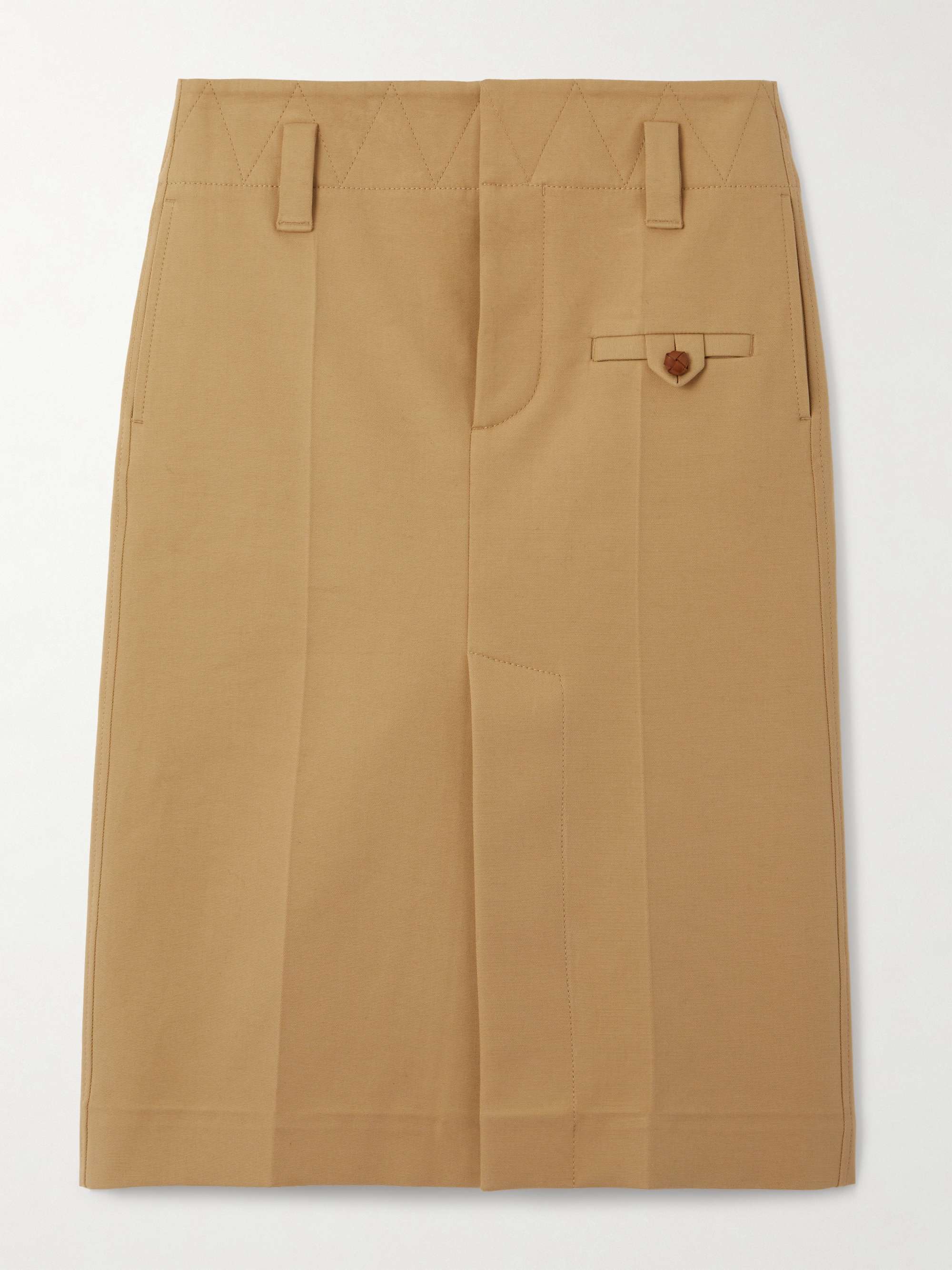 Cotton-Canvas Skirt