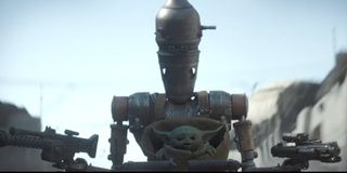 The Mandalorian Season 1 Episode 8 nurse droid IG-11 saves Baby Yoda Disney+