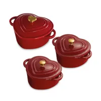 Red Heart Cast Iron Set, £34.98 | Aldi