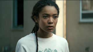 Marie Moreau looking surprised in Gen V season 2 episode 6