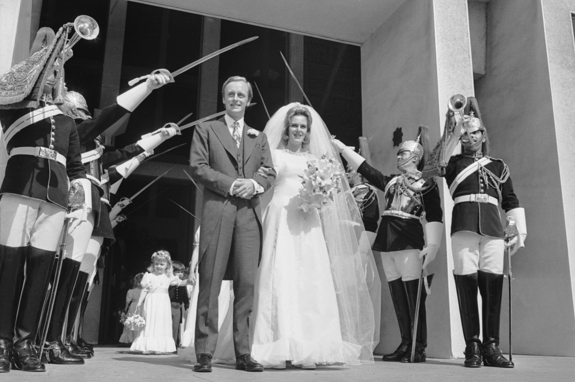 photos from Queen Camilla's first wedding