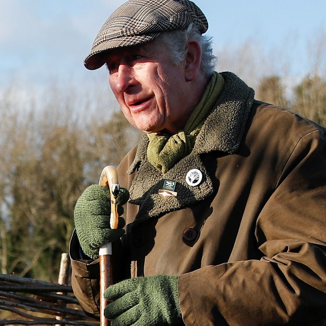 King Charles in farmer attire