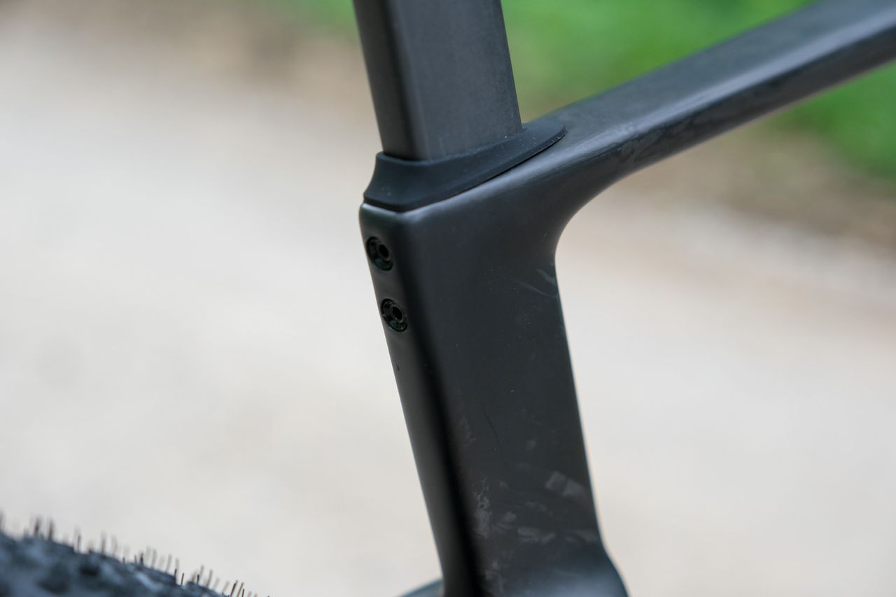 Unnamed Factor prototype gravel bike seen at Unbound Gravel 2026