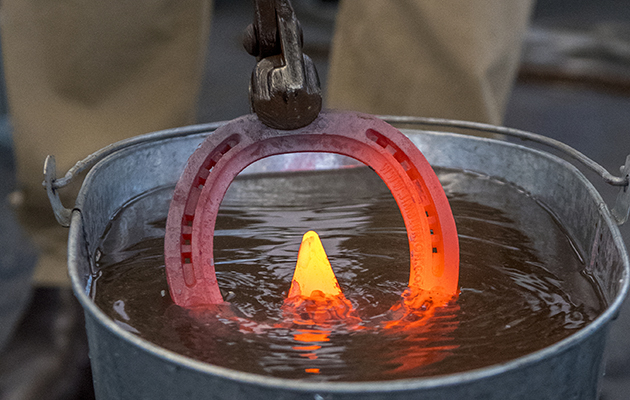 Cooling a shoe