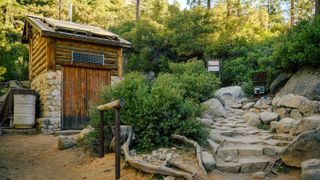 Solar powered outhouse at Yosemite National Park