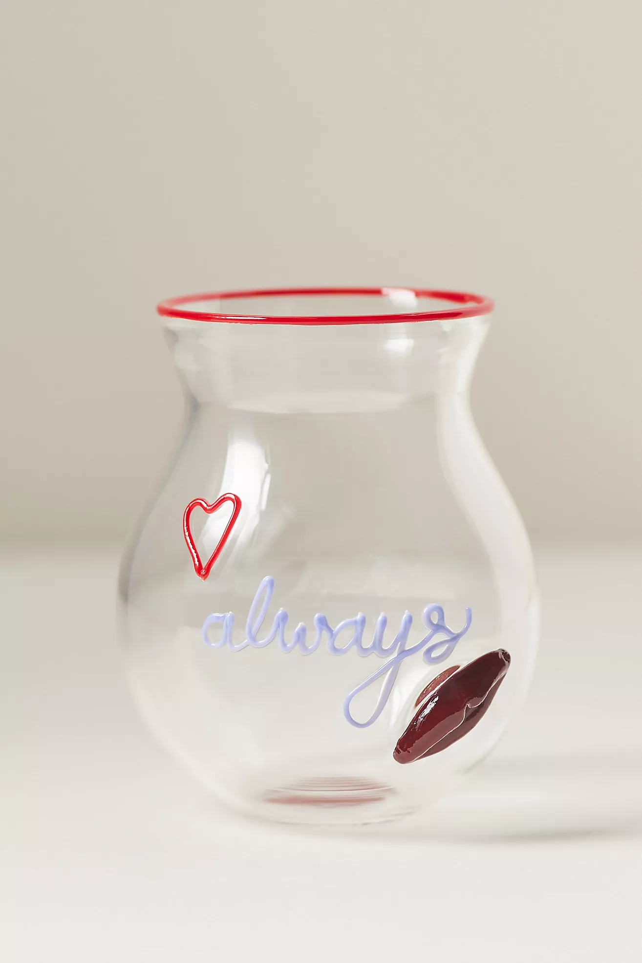 Love Notes Glass Vase
