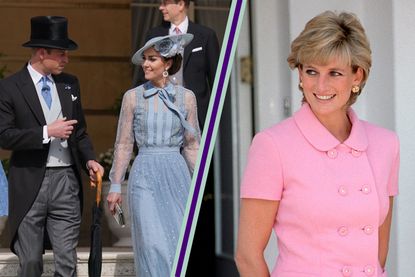 Prince William, Kate Middleton and Princess Diana