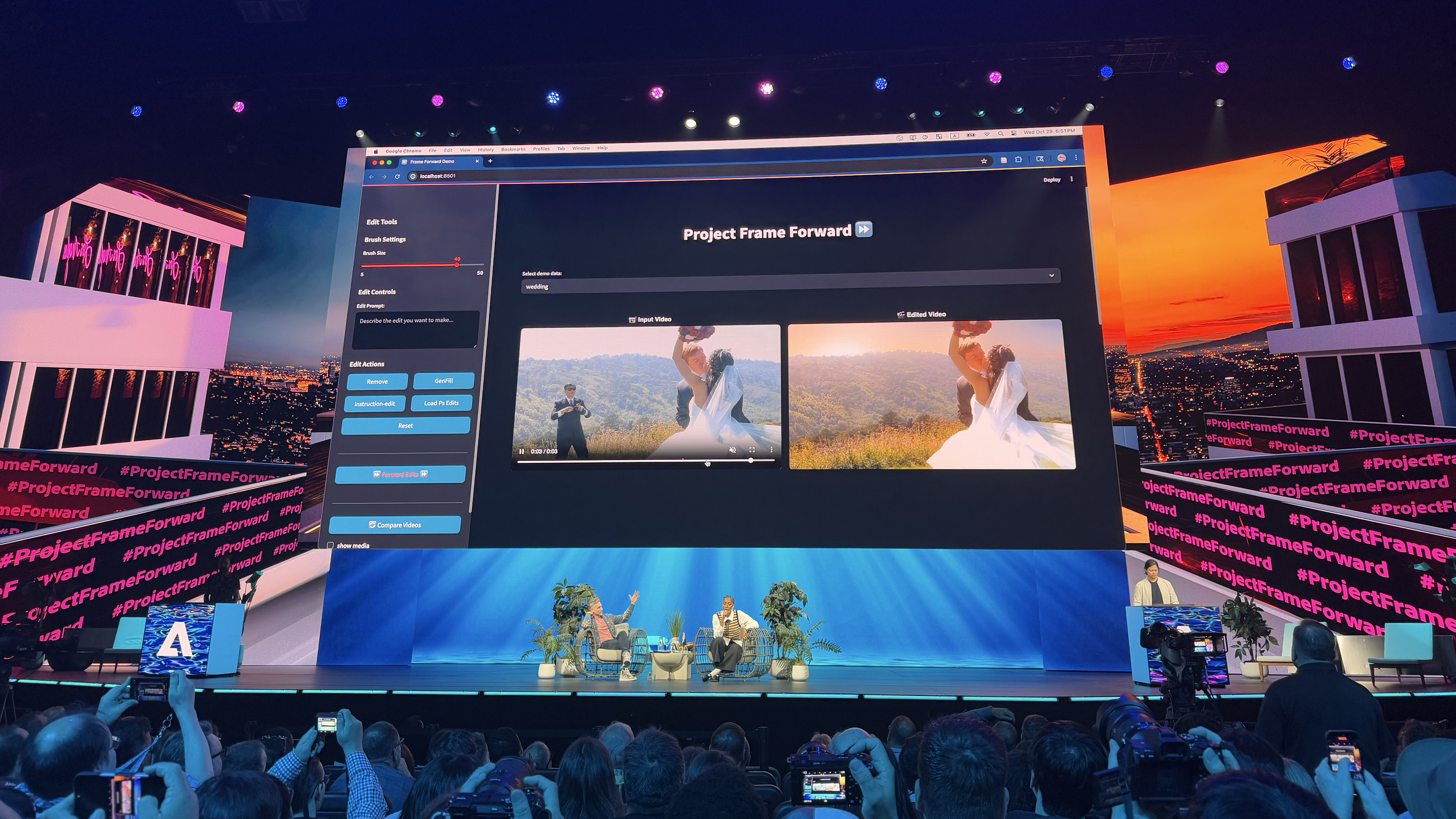 Adobe Max 2025 Sneaks Project Frame Forward