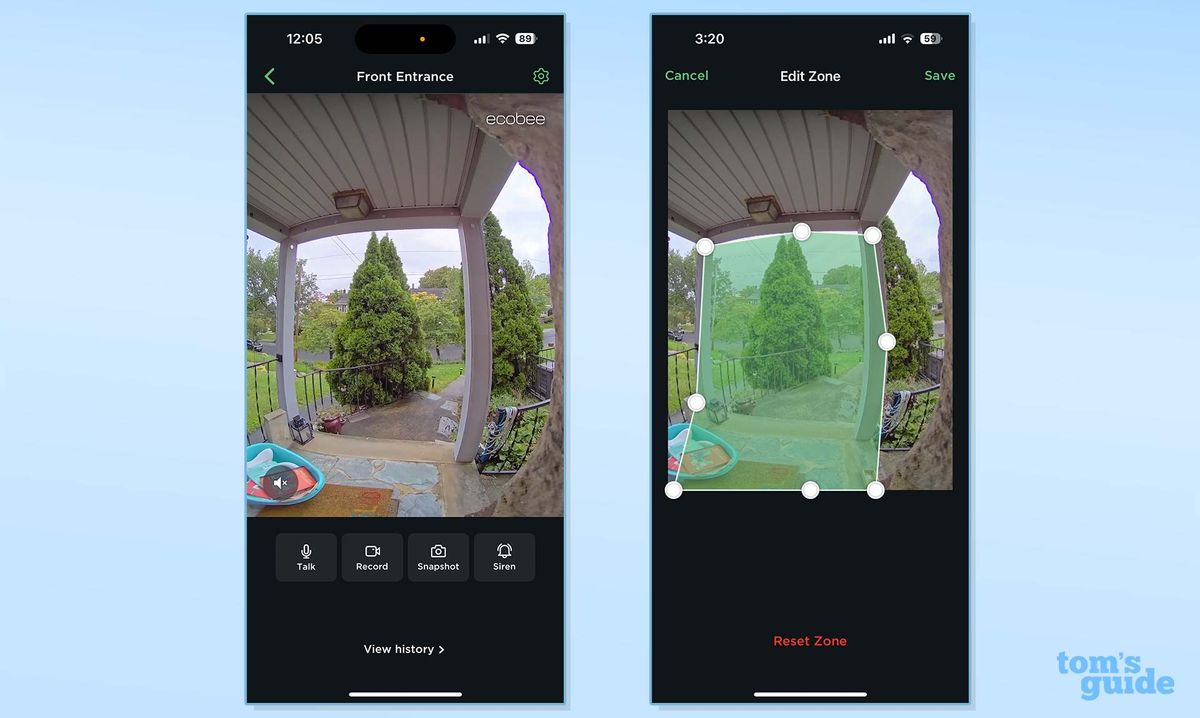 Ecobee smart doorbell camera